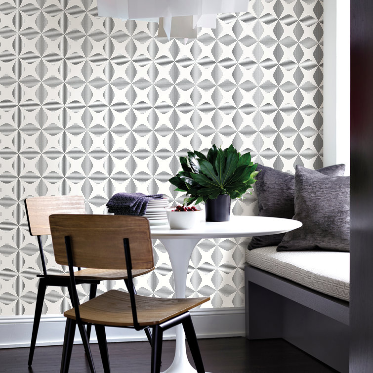 Brayden Studio® Swingle Geometric Wallpaper Wayfair